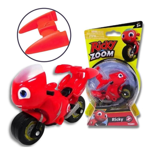 Figura Ricky Zoom - Moto Ricky - 8cm - Sunny Brinquedos