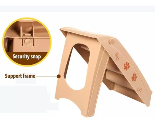 Imagen 4 de 9 de Escalera Para Mascotas Pequeñas Perros Gatos De 4 Pasos