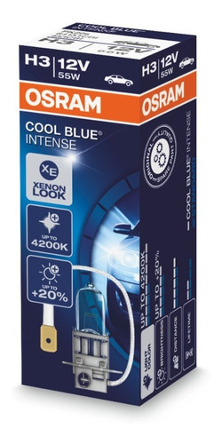 Imagem 7 de 8 de Lâmpada H3 Cool Blue Intense Osram 12v 55w 20% 64151 Pk22s