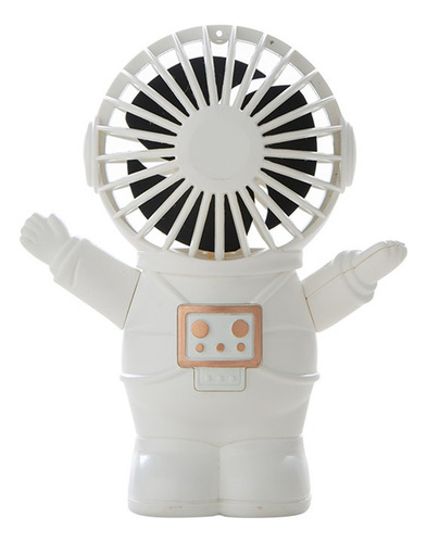 D Cute Astronaut Ventilador De Escritorio Portátil Con Bolsi