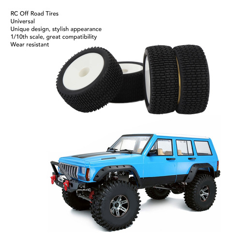 Neumáticos Rc Off Road, 4 Unidades, Neumáticos Universales C