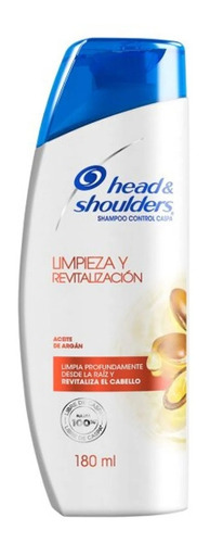 Shampoo Head & Shoulders Limpieza Y Revit 180ml Pack X4unid