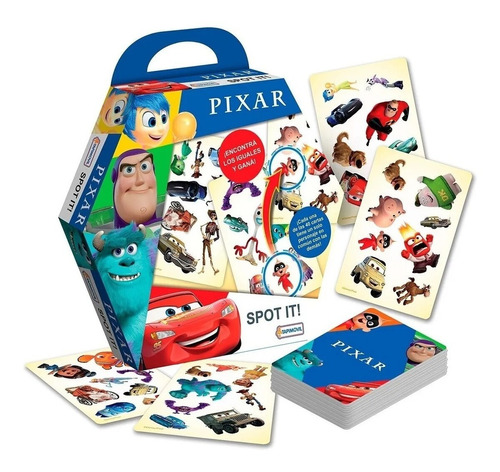 Encuéntralo Juego De Mesa Infantil Cartas Disney Pixar