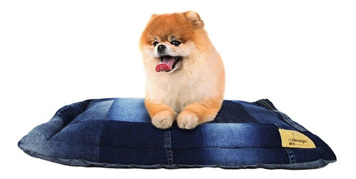 Cama Colchoneta Para Perro Chica Mezclilla Lavable Ddesign