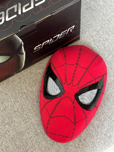 Para Eee Máscara Realista De Spider-man Que Puede Parpadear