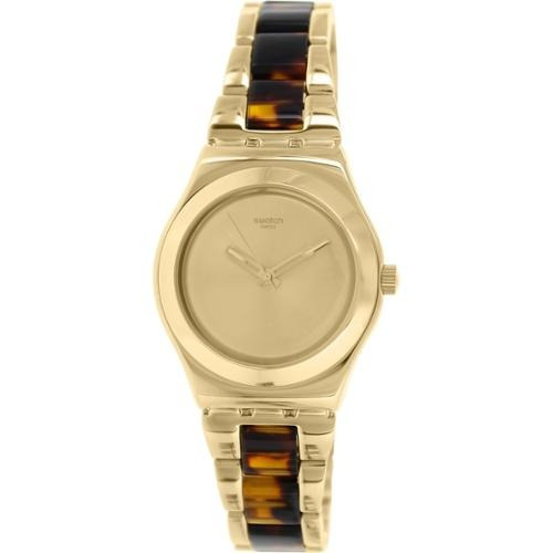 Reloj Swatch Para Mujer Ylg127g Dorado Acero Inoxidable