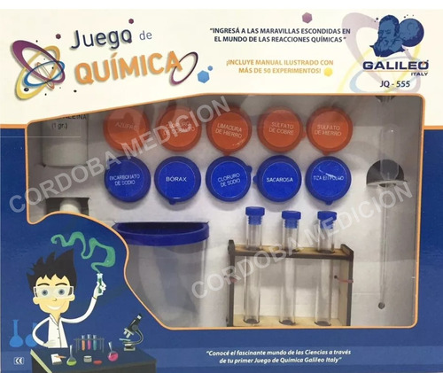 Juego De Quimica Y Biologia Galileo - Mas De 50 Experimentos