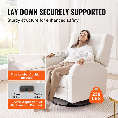 Sofa Individual Reclinable Sillon Giratorio Maternidad