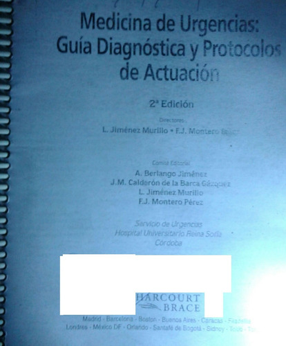 Medicina De Urgencias : Guía Diagnostica Y De Actuación.