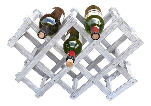 Cava Porta Botellas De Madera Practica Y Moderna Hogare Color C10 - Vintage