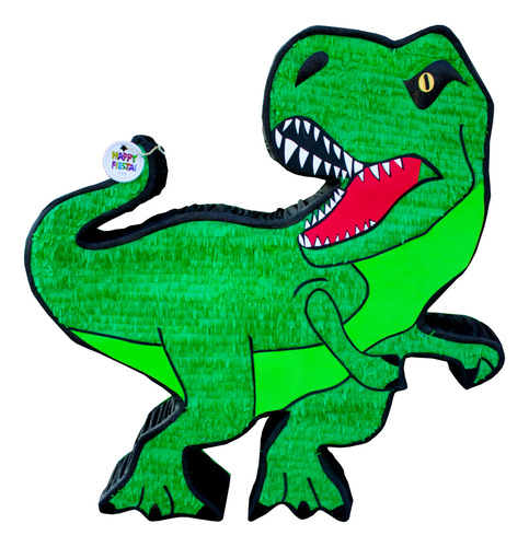 Piñata Premium 70 Cm Personalizada Fiesta Cumpleaños Niños T-rex Dinosaurio