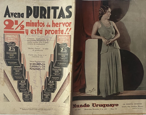 Mundo Uruguayo N° 723 Candidatos Consejo Nacional 1932  Mu3
