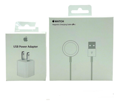 Cargador Apple Watch Original Magnético + Base + Protector