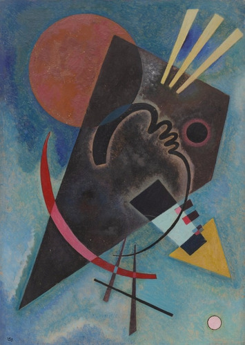 Imagem 1 de 1 de Poster Foto Hd W. Kandinsky 50x70cm Obra Pointed And Round