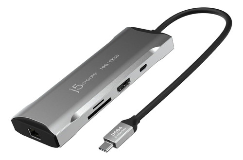 J5create Hub Usb C - 4k 60hz Hdmi, Usb-c 10gbps, 2 Usb-a 10g