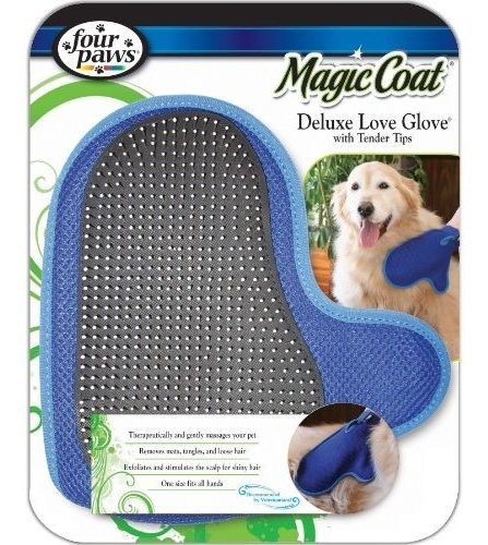 Four Paws Magic Coat Dog Grooming Deluxe Love Glove Con Cons