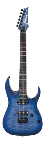 Guitarra eléctrica Ibanez RGA Standard RGA42FM de arce/meranti blue lagoon burst flat con diapasón de jatoba