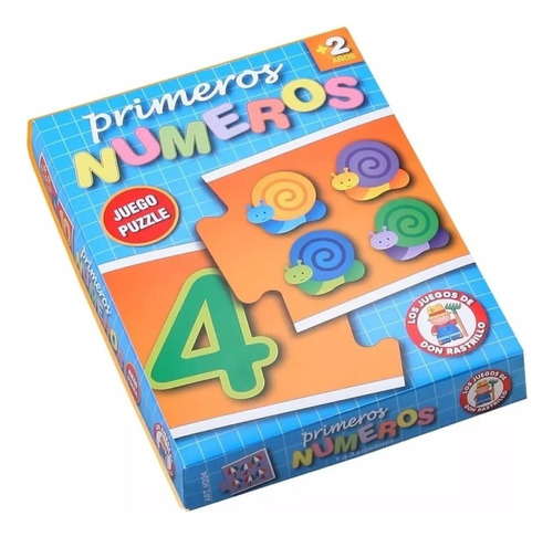 Juego Puzzle Primeros Numeros Don Rastrillo Ruibal Shp Tuni