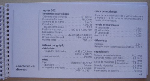 Manual Do Proprietário Ford Galaxie 500 - Ltd - Landau -1978