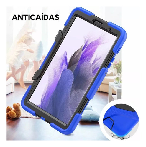 Funda Uso Rudo Para Tableta Protección Soporte Alta Calidad Color Rosa