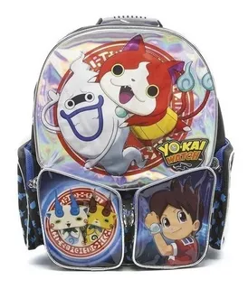 Mochila Espalda Yo Kai Watch 18 P Cresko Sharif Express 028 Color Azul/Rojo