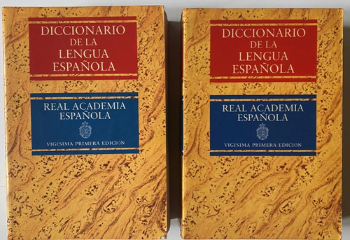 Diccionario De La Lengua Española 21° Ed. Tomo 1 Y 2    C2