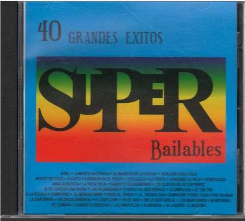 Cd - Bailables - 40 Grandes Exitos / Super