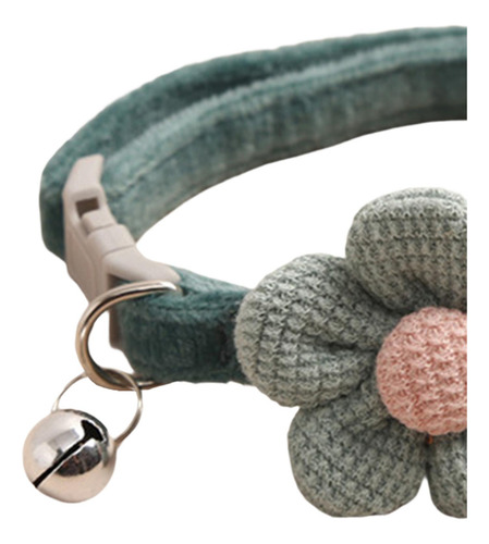 2 Collar De Gato Con Dije De Campana Compatible Con El Verde