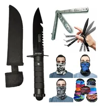Comprar Cuchillo Tactico C\u002F Funda  + Navaja  + Regalo