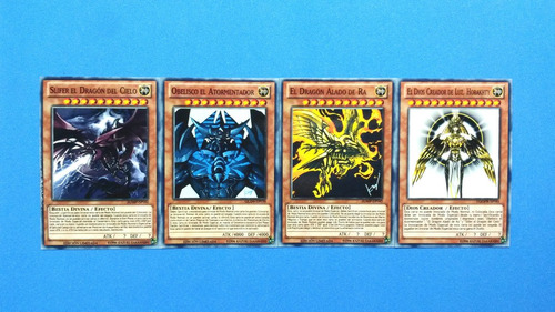 Yugioh Dioses Egipcios Lote35 Slifer, Ra, Obelisco Oricas Pr