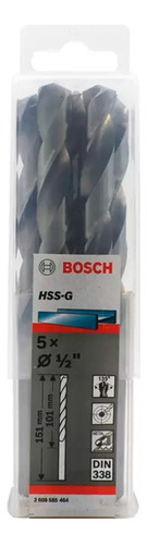 Bosch Broca Metal Hss-g X5u 12.7mm 1/2 