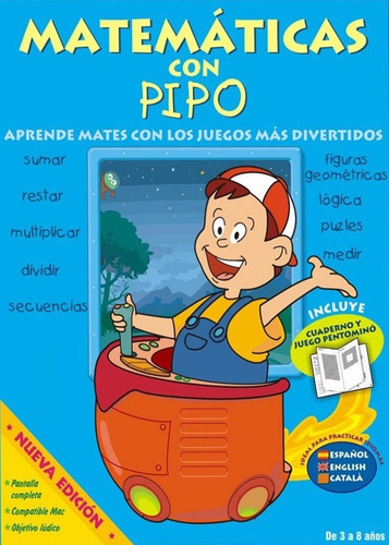 Pc / Pipo Matematicas / Edad 3 A 8 Años