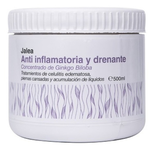 Jalea Anti Inflamatoria Y Drenante - 500g - Estética Natural