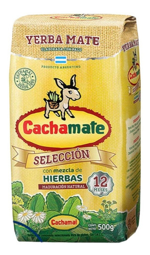 Yerba Cachamate Seleccion Con Hierbas 500g Premium + Mates!