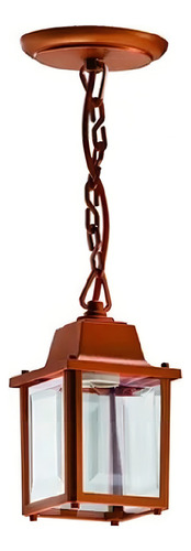 Pendente Externo Vintage Externo Retro Colonial Marrom Estrutura Cobre 110v/220v