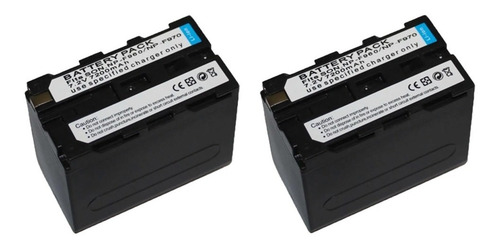 Imagem 1 de 4 de 2bateria Np-f970 Para Iluminadores De Led (nfe) F970 970