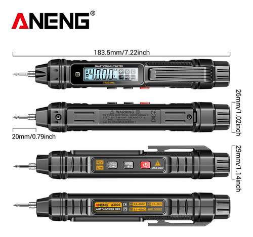 . . .. Smart Pen A3005 Multim 4000 Contiene Diodo De Ohmios