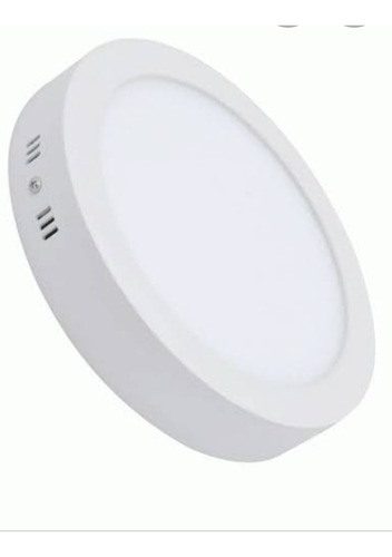 Imagen 4 de 4 de Lampara Led Redonda Tipo Aspirina Sobreponer Plafón 18w 24cm