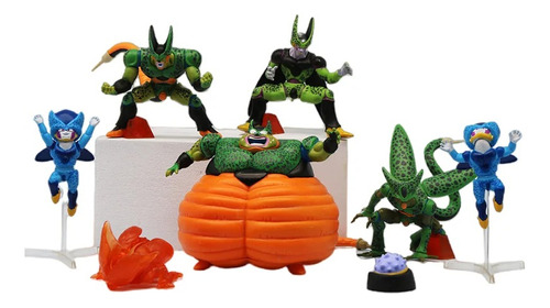 Figuras Dragon Ball Cell X6 Transformaciones Anime Pvc