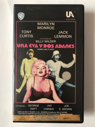 Vhs Una Eva Y Dos Adanes Some Like It Hot Marilyn Monroe (Usado)