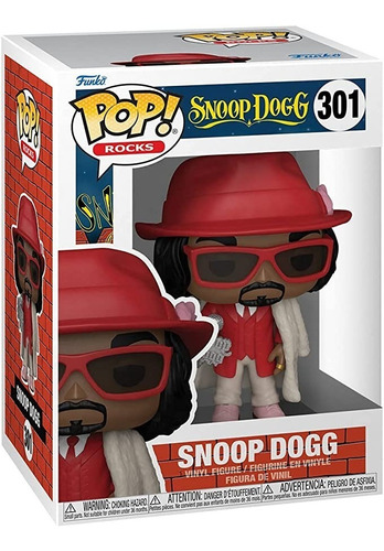 Funko Pop! Rocks: Snoop Dogg With Fur Coat #301
