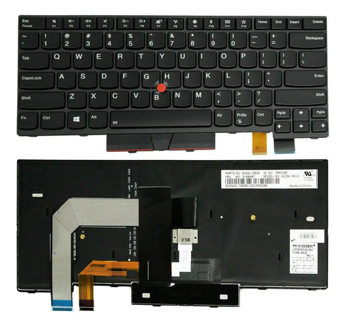 Battery First Teclado Color Negro Para Lenovo Thinkpad / /vc