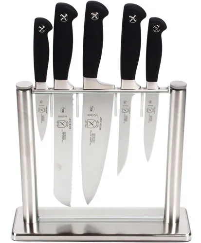 Mercer Culinary Set De Cuchillos Forjados Rojo Tempered G
