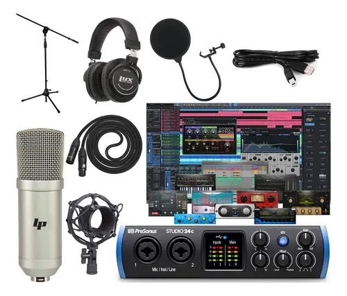 comprar Interfaz De Audio Presonus Studio 24c 2x2 Usb Tipo C Con Sof
