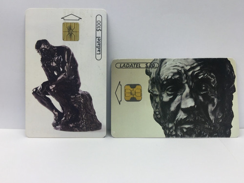 Tarjetas Telefonicas Auguste Rodin 2 Pz