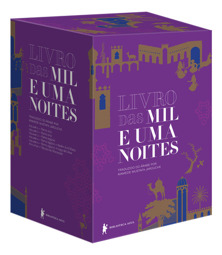 Box Série Livro das mil e uma noites, de Anônimo. Editora Biblioteca Azul, capa mole, edição 1 em português, 2023