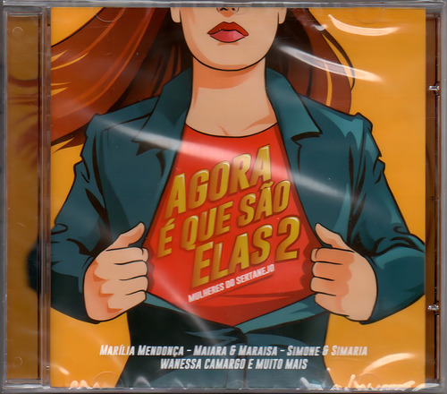 CD Agora É Que Selas 2 Wanessa Camargo - Marília Mendonça