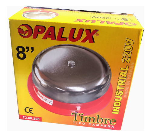 Timbre Campana Industrial - Opalux - 8 Pulgadas - 220vac