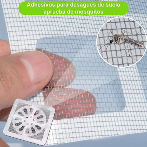 Atrapa Pelos Regadera (50 Piezas),10x10 Cm Pegatinas