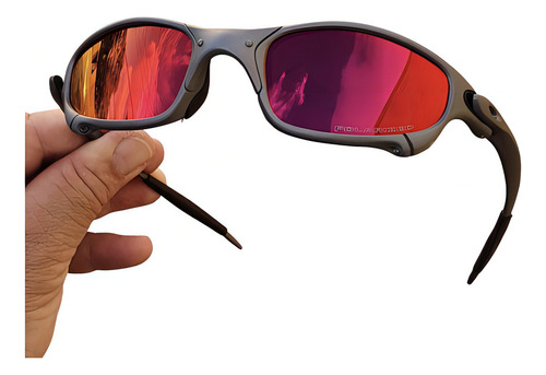 Oculos De Sol Polarizado Juju Metal Com Blinder Lupa Rubi